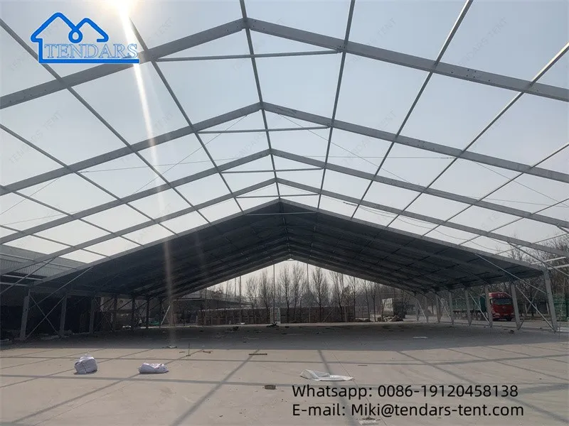 outdoor aluminum storage tent